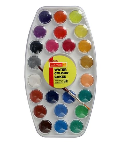 CAMEL WATER COLOUR CAKES 24 SHADES